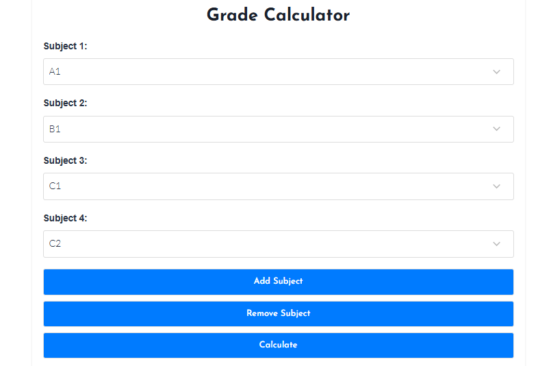 Grade Calculator